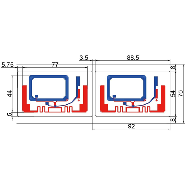 RFID双频温度传感器标签