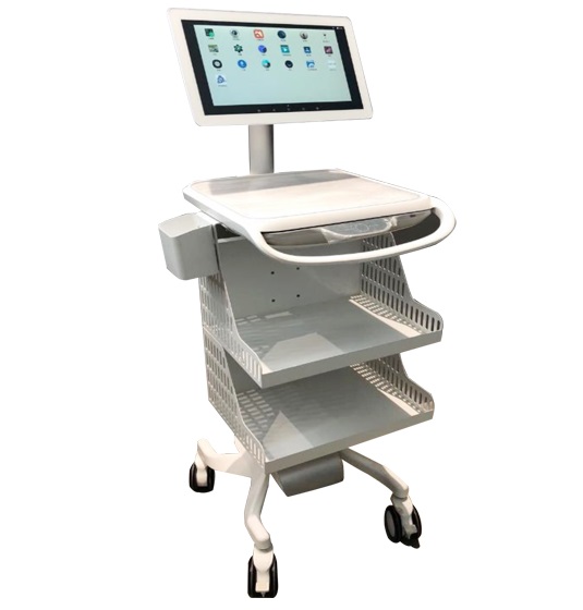 RFID档案盘点车,RFID智能小推车,RFID移动工作站